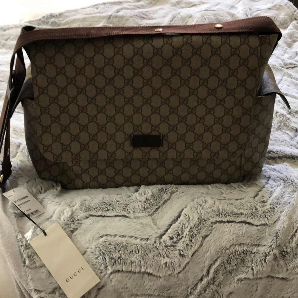 SOLD! Brand new Gucci diaper bag